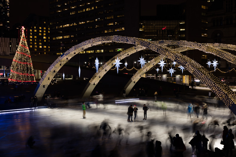 Skating at Nathan Phillips Square | Nouspique